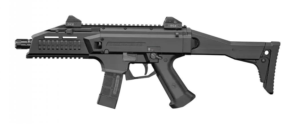 CZ SCORPION EVO 3 S1 cal. 9x19 + 4 zásobníky a pouzdro na 2 zásobníky zdarma. Při koupi zbraně nabízíme montáž a nastřelení Kolimátou M-RAD /3FL za exkluzivní cenu 9990.-