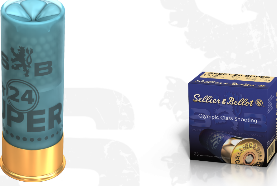 Brokové náboje SB 12/70 SKEET 24 SUPER