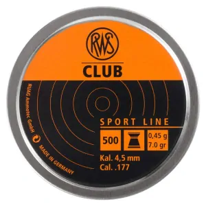 Diabolo RWS CLUB 4,5 mm