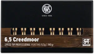 Kulové náboje RWS 6,5 Creedmoor Speed Tip Pro