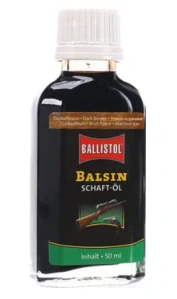 Olej na pažbu Balsin BALLISTOL tmavě hnědý 50ml