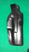 Pistolové pouzdro GLOCK 17 kožené s klipem