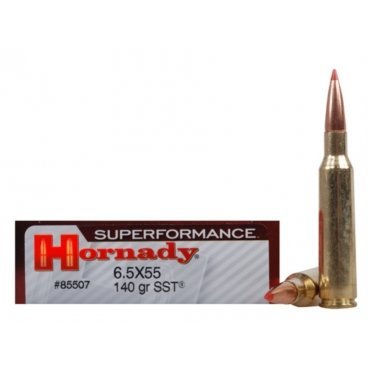 Kulové náboje Hornady, Superformance, 6,5x55 SE 140gs SST