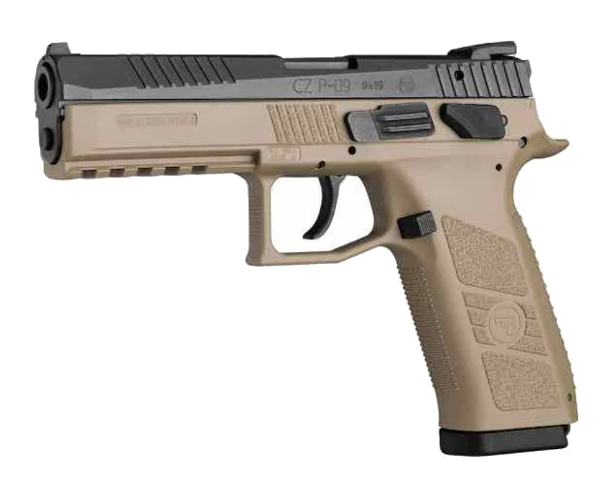 Pistole CZ P-09 FDE TRIT DECOCKING