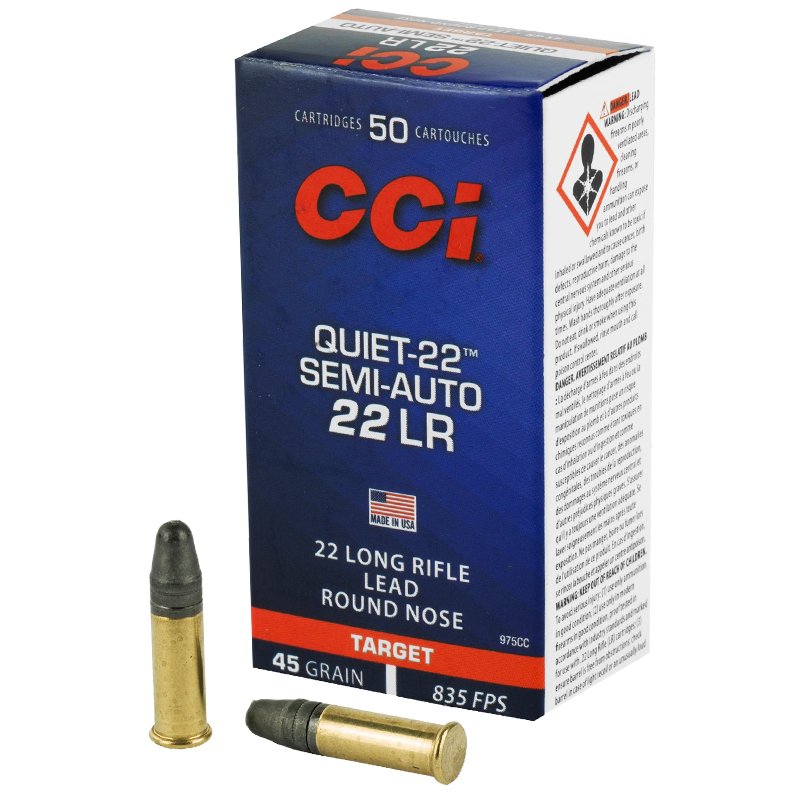 Náboje 22 LR CCI Subsonic Quiet -22 SEMI-AUTO 45gr.