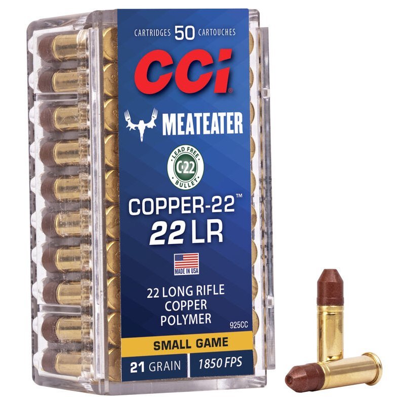 Náboje 22 LR CCI COOPER- 22 EX LR CHP, náboj s kompozitní leadfree střelou 21gr.