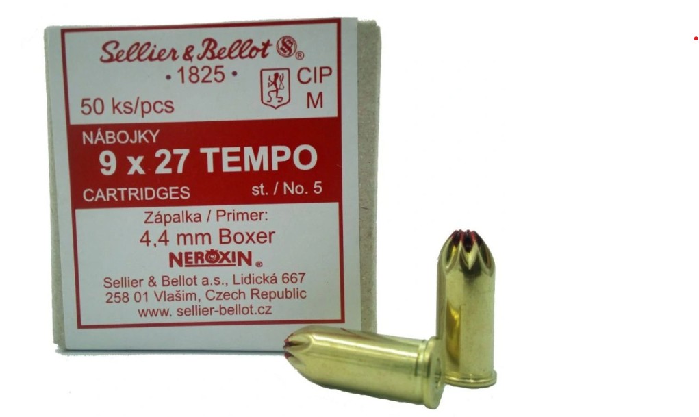 Nábojka 9x27 TEMPO No5