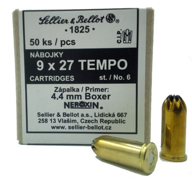 Nábojka 9x27 TEMPO No6