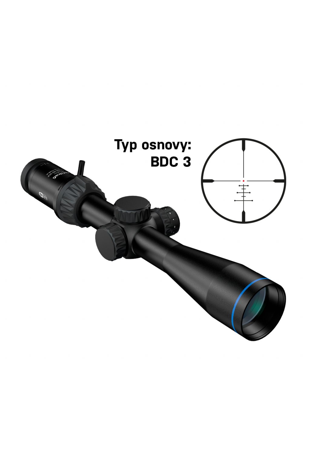 Puškohled Meopta Optika 6 2,5-15x44 RD SFP BDC-3