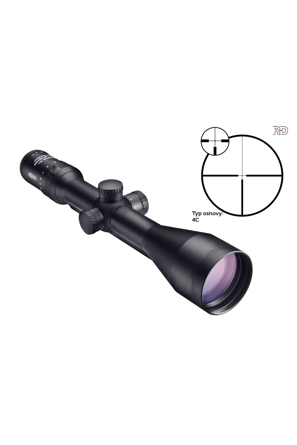 Puškohled Meopta MeoStar R1r 3-12x56 RD/MR 4C