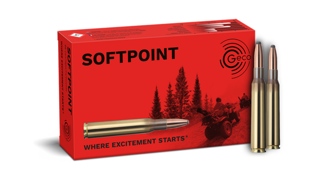 Kulové náboje GECO SOFTPOINT 7x64 10,7g  165grs