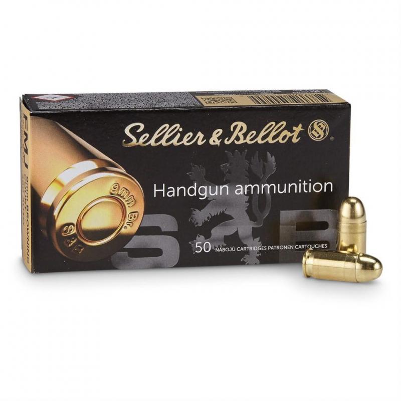 Náboje SB 9 mm BROWNING COURT / 380 AUTO FMJ