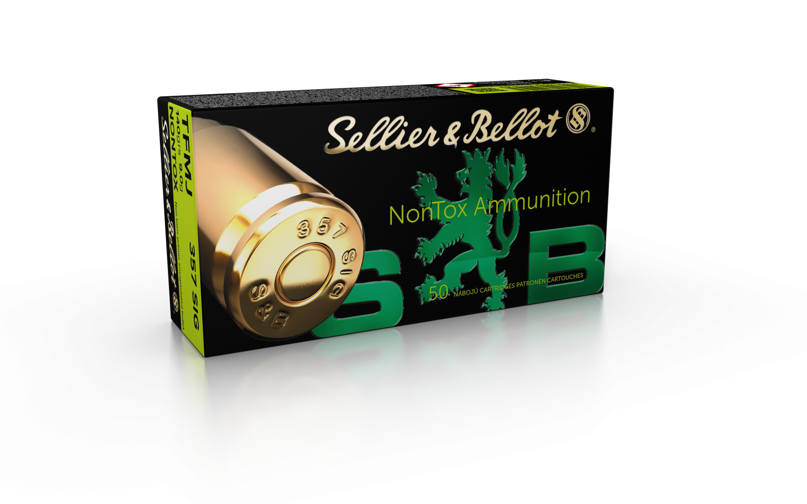 Náboje SB 357 SIG NONTOX TFMJ
