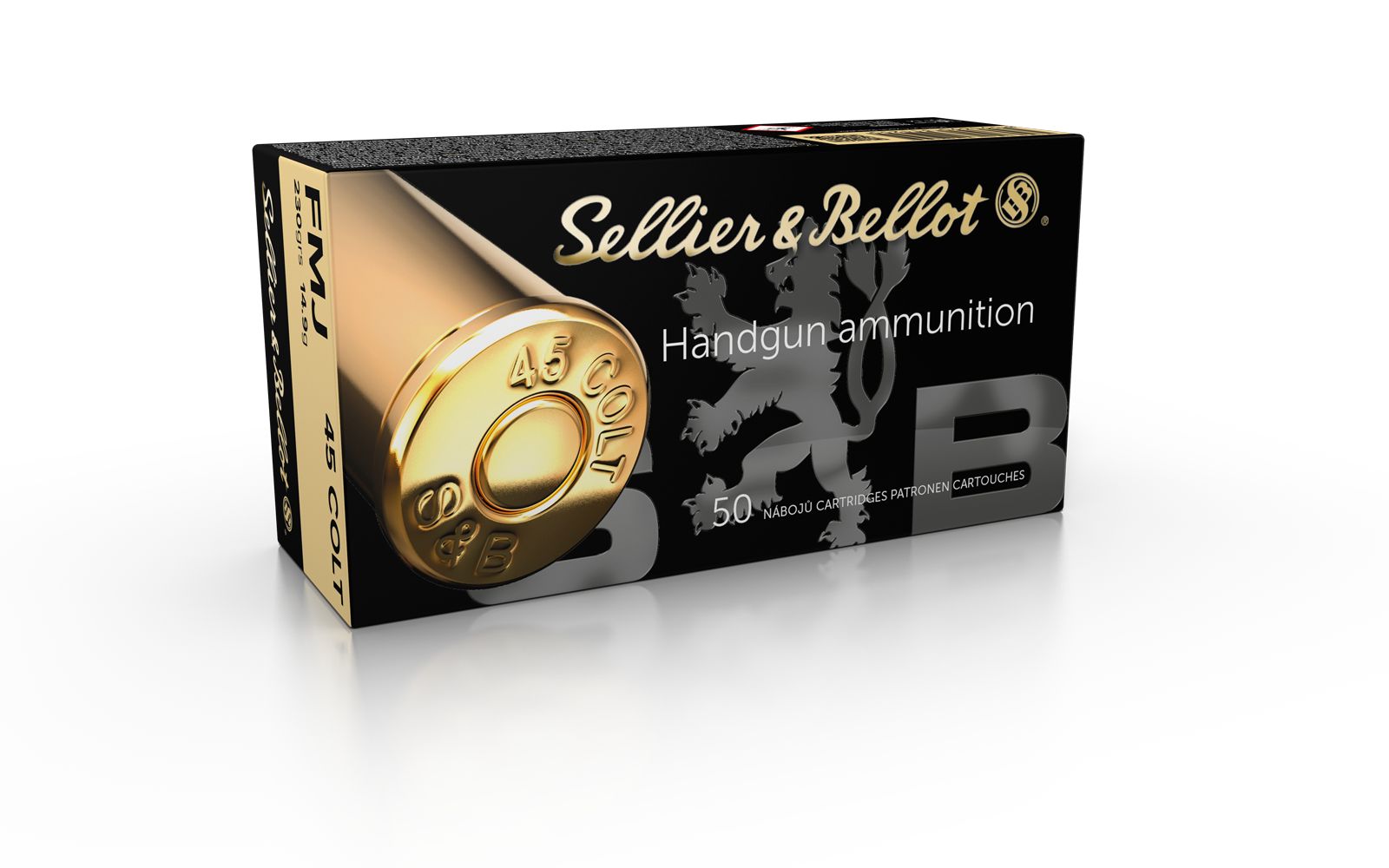 Náboje SB 45 COLT FMJ