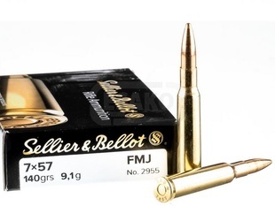 Kulové náboje SB 7x57R FMJ