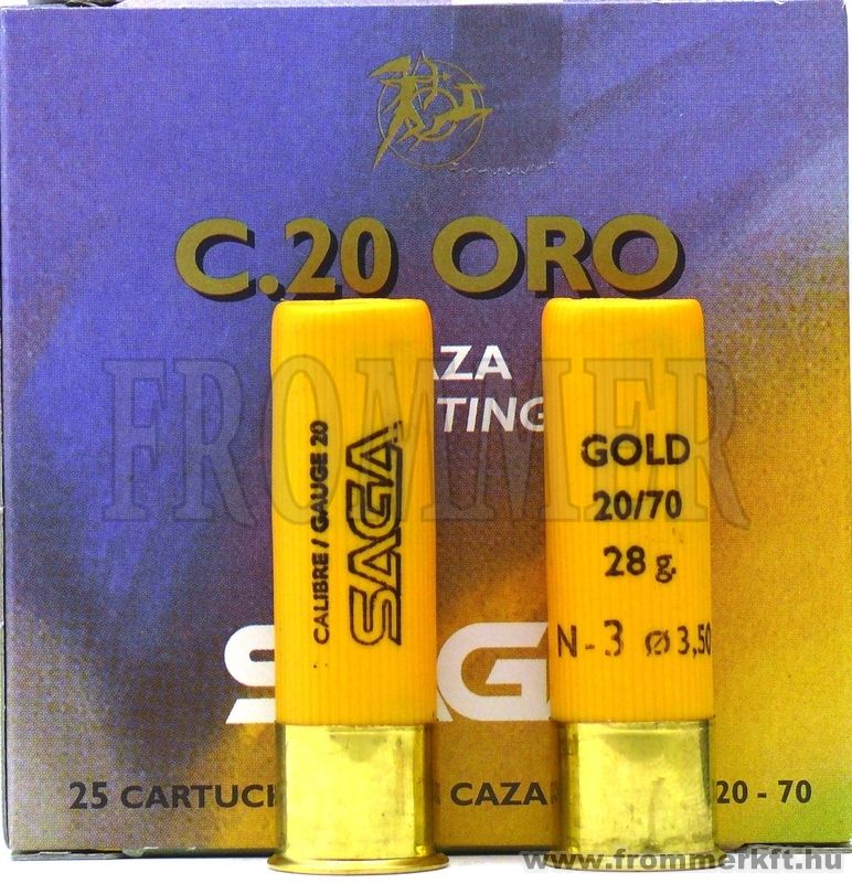 Brokové náboje SAGA ORO 20/70 28g 4mm