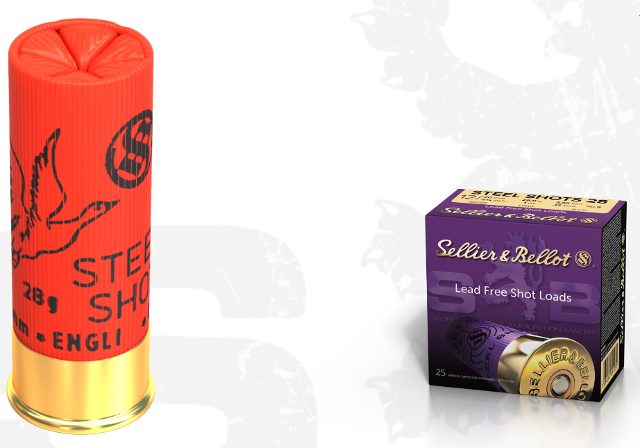 Brokové náboje SB 12/70 STEEL SHOTS 3,3 mm 28g
