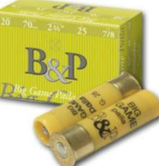 Jednotná střela B&P 20/70 BIG GAME PALLA 25g