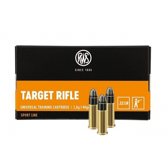 Náboje 22 LR RWS TAEGET RIFLE 40 gr.