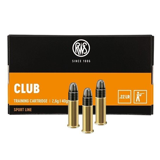 Náboje RWS 22 LR CLUB 40gr.