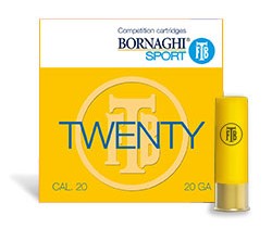 Brokové náboje 20/70 Bornaghi Sport TWENTY 28g 2,4mm
