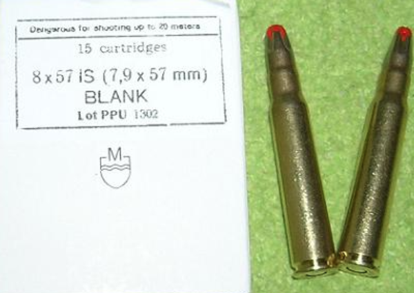 Náboje 8x57 JS BLANK