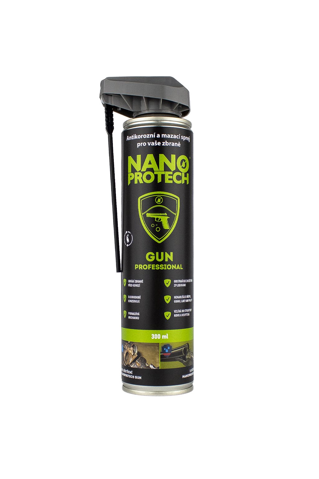 Mazací spray NANOPROTECH Gun Professional 300 ml
