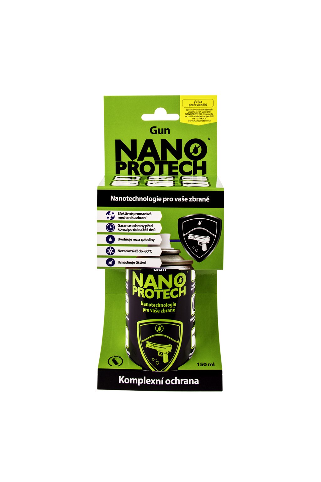 Mazací spray NANOPROTECH Gun 150 ml