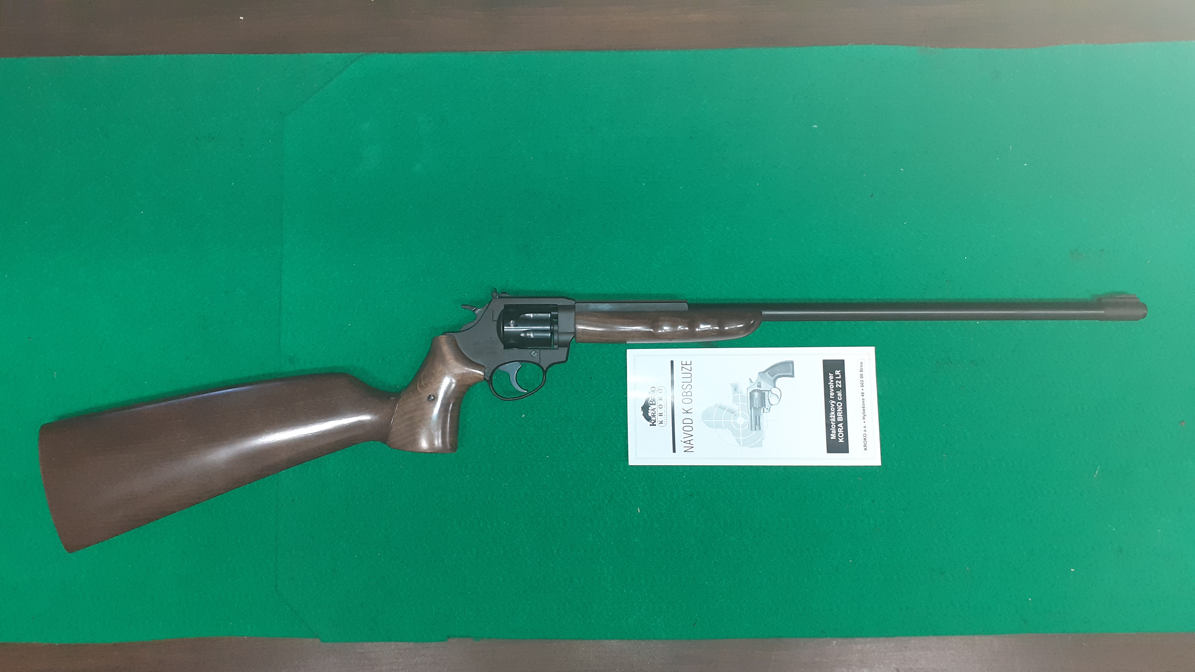 Revolver malorážový KORA Brno 22LR 22"