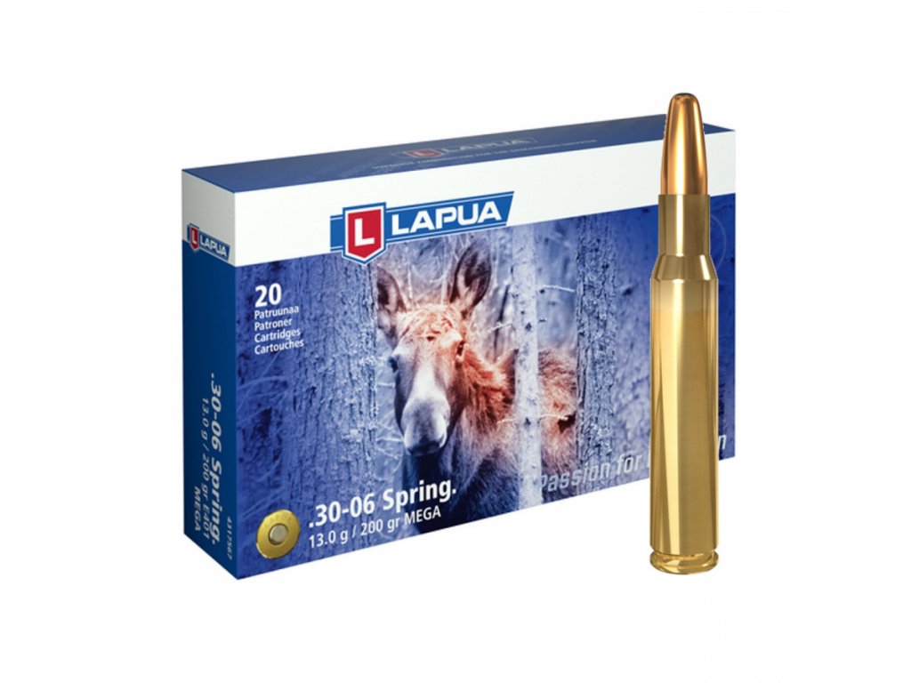 Náboje LAPUA 30-06 Spr. SP 13g 200gr.
