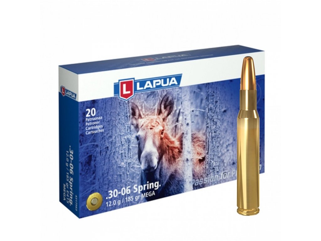 Náboje LAPUA 30-06 Spr. SP 12g 185gr.