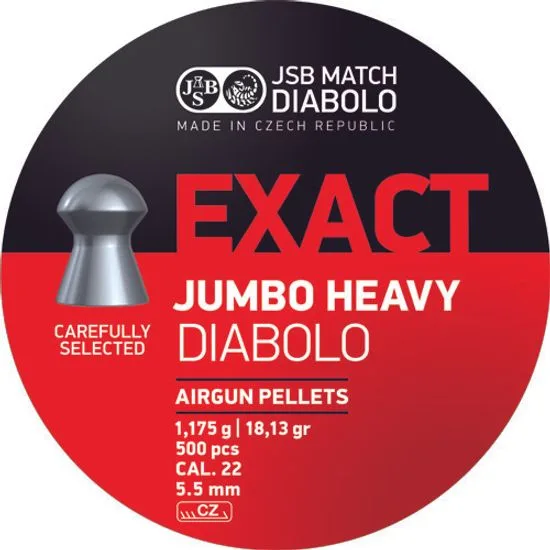Diabolo EXACT JUMBO HEAVY 5,5 mm 1,175 g