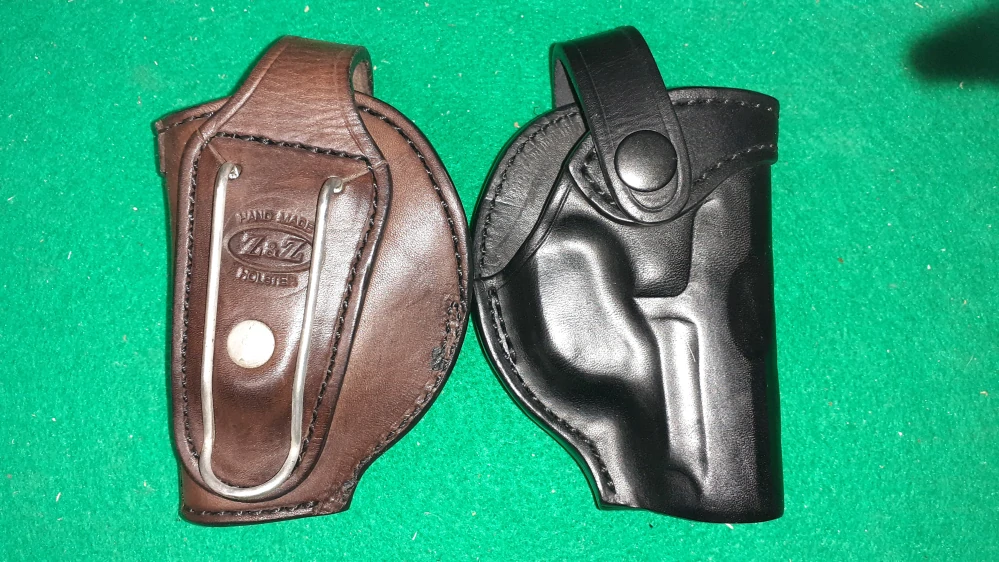 Pistolové pouzdro CZ 92 kožené s klipem