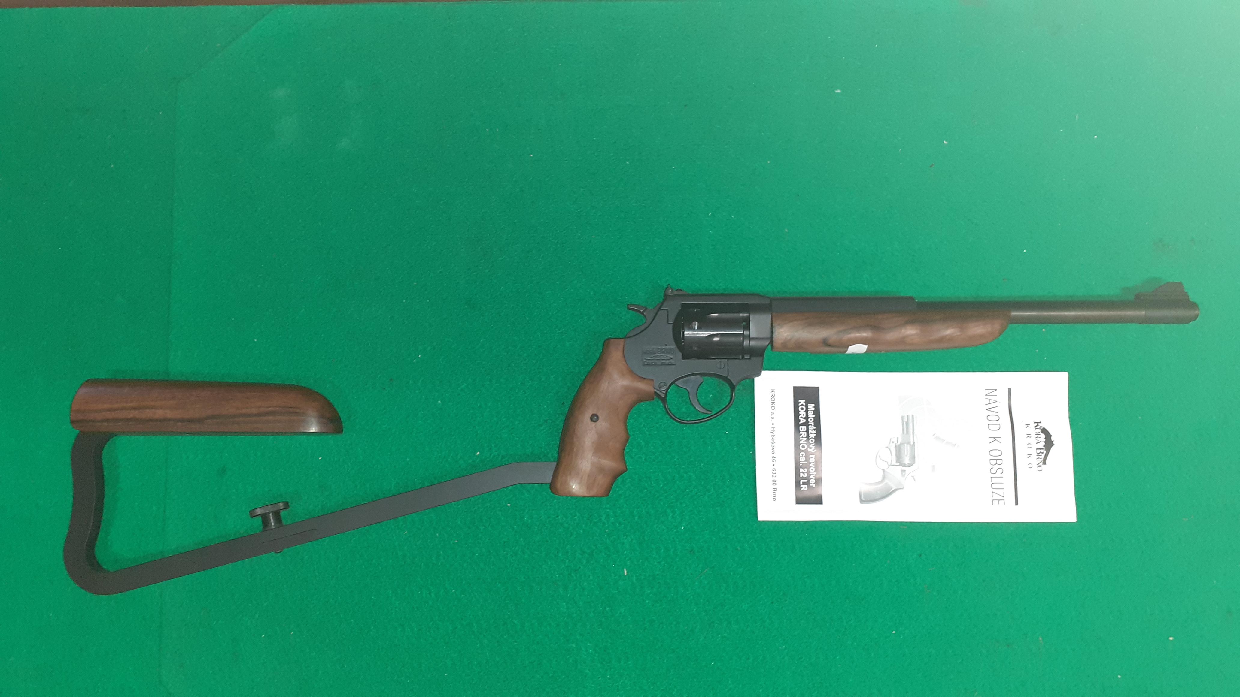 Revolver malorážový KORA Brno 22LR  12"
